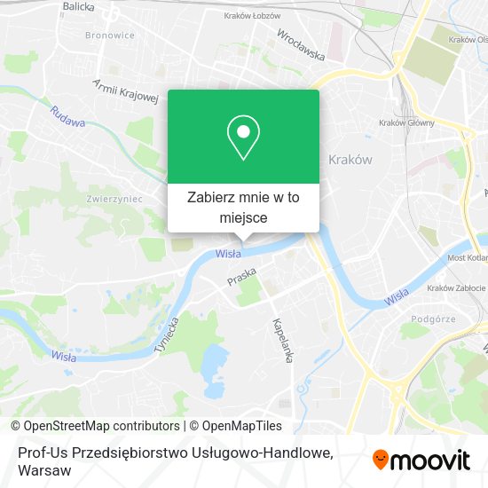 Mapa Prof-Us Przedsiębiorstwo Usługowo-Handlowe