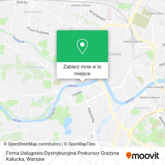 Mapa Firma Usługowo-Dystrybucyjna Prekursor Grażyna Kałucka