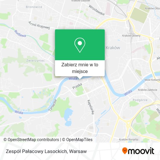 Mapa Zespół Pałacowy Lasockich