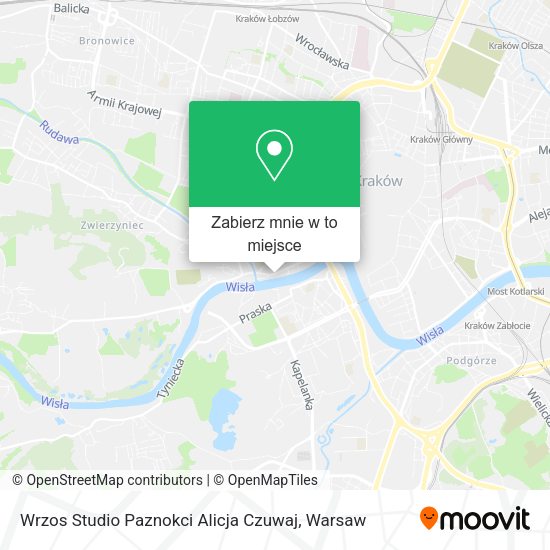 Mapa Wrzos Studio Paznokci Alicja Czuwaj