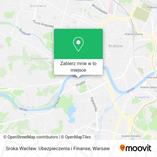 Mapa Sroka Wacław. Ubezpieczenia i Finanse