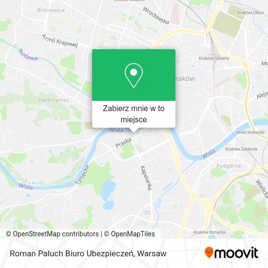 Mapa Roman Paluch Biuro Ubezpieczeń