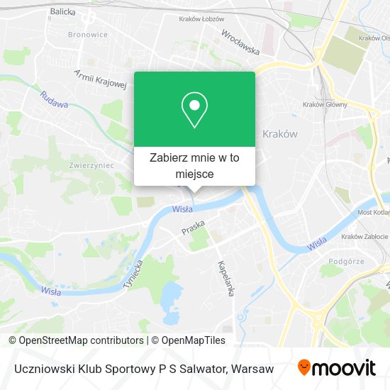 Mapa Uczniowski Klub Sportowy P S Salwator