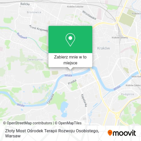 Mapa Złoty Most Ośrodek Terapii Rozwoju Osobistego