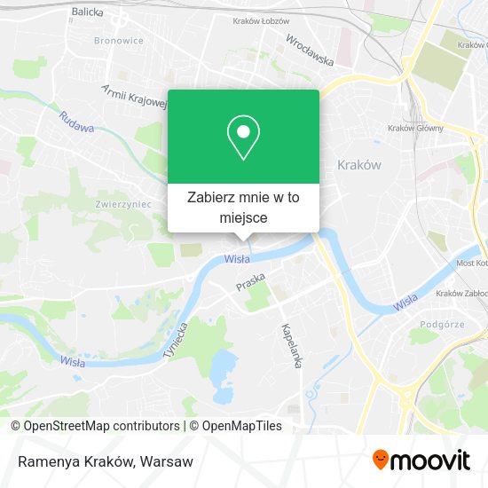 Mapa Ramenya Kraków