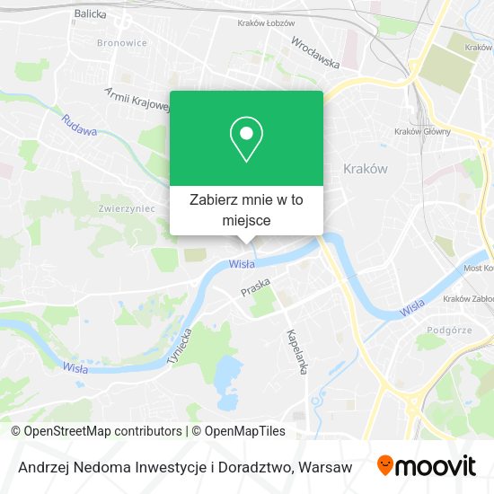 Mapa Andrzej Nedoma Inwestycje i Doradztwo