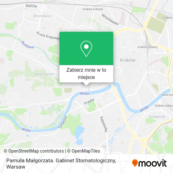 Mapa Pamuła Małgorzata. Gabinet Stomatologiczny