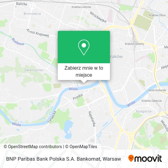 Mapa BNP Paribas Bank Polska S.A. Bankomat