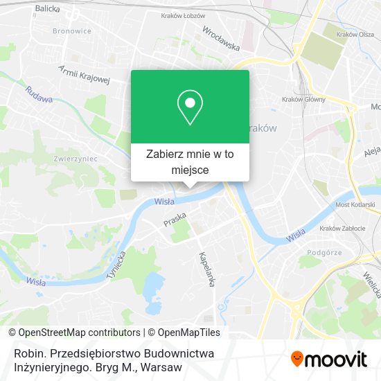 Mapa Robin. Przedsiębiorstwo Budownictwa Inżynieryjnego. Bryg M.