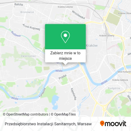 Mapa Przedsiębiorstwo Instalacji Sanitarnych