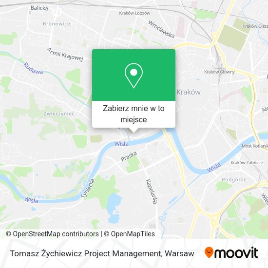 Mapa Tomasz Żychiewicz Project Management