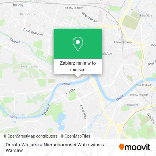 Mapa Dorota Winiarska Nieruchomosci Walkowinska