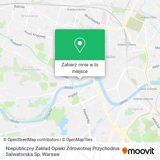 Mapa Niepubliczny Zakład Opieki Zdrowotnej Przychodnia Salwatorska Sp