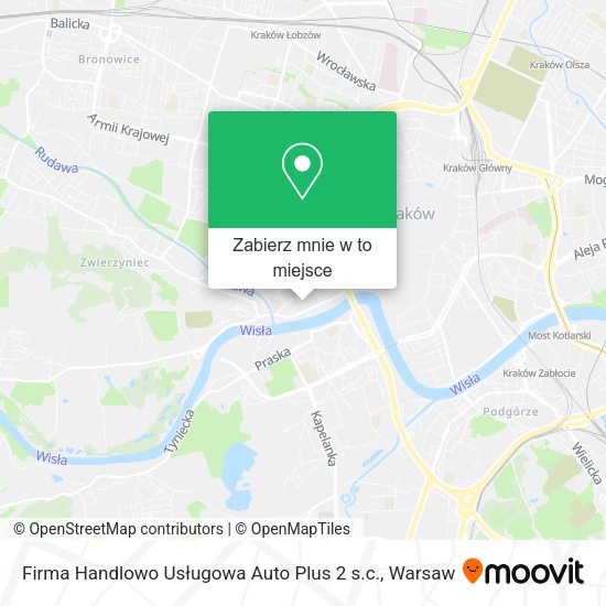 Mapa Firma Handlowo Usługowa Auto Plus 2 s.c.