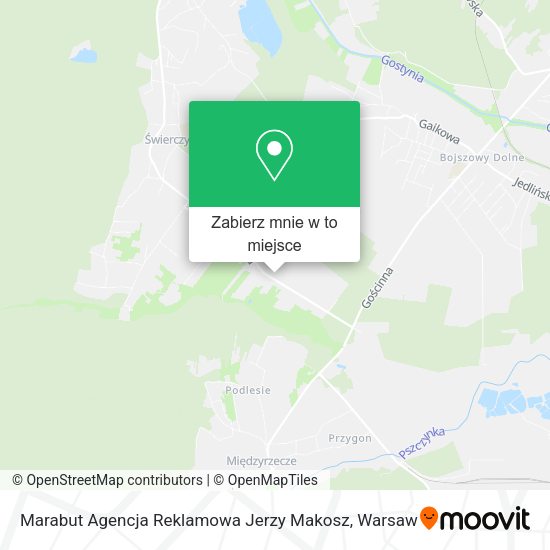 Mapa Marabut Agencja Reklamowa Jerzy Makosz