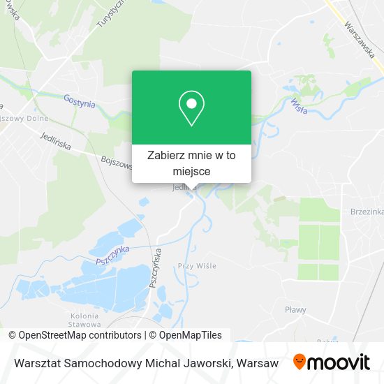 Mapa Warsztat Samochodowy Michal Jaworski