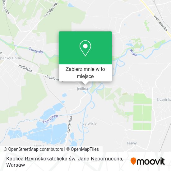 Mapa Kaplica Rzymskokatolicka św. Jana Nepomucena