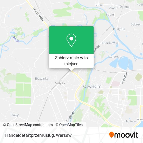 Mapa Handeldetartprzemuslug