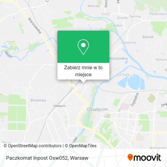 Mapa Paczkomat Inpost Osw052