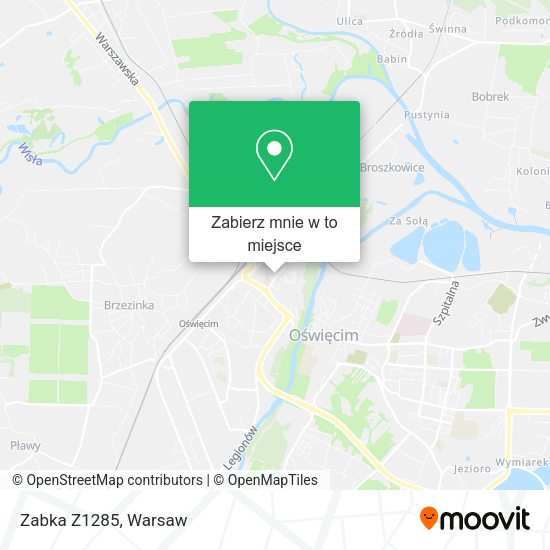 Mapa Zabka Z1285