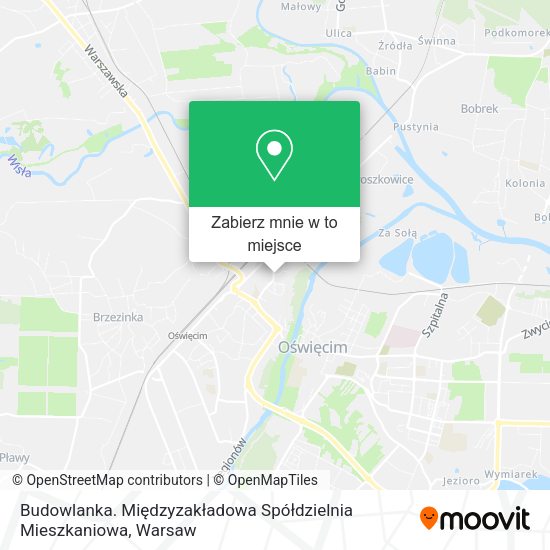Mapa Budowlanka. Międzyzakładowa Spółdzielnia Mieszkaniowa