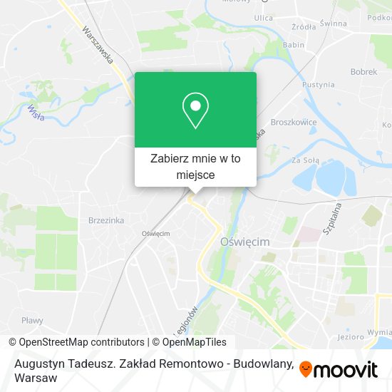 Mapa Augustyn Tadeusz. Zakład Remontowo - Budowlany