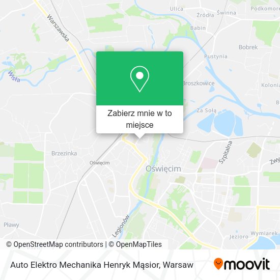 Mapa Auto Elektro Mechanika Henryk Mąsior