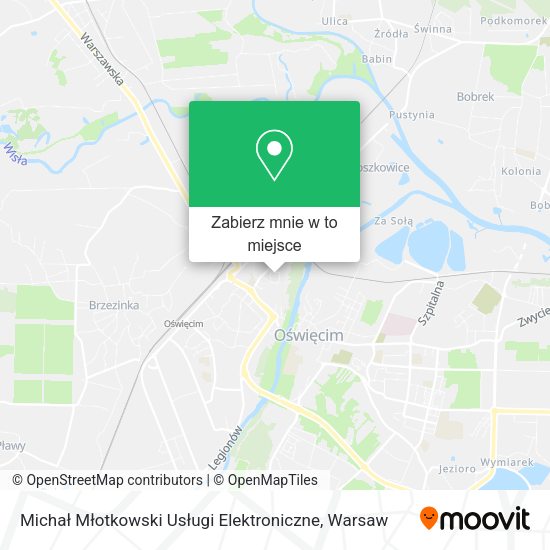 Mapa Michał Młotkowski Usługi Elektroniczne