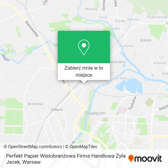 Mapa Perfekt Papier Wielobranżowa Firma Handlowa Żyła Jacek