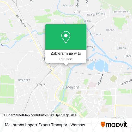 Mapa Makotrans Import Export Transport