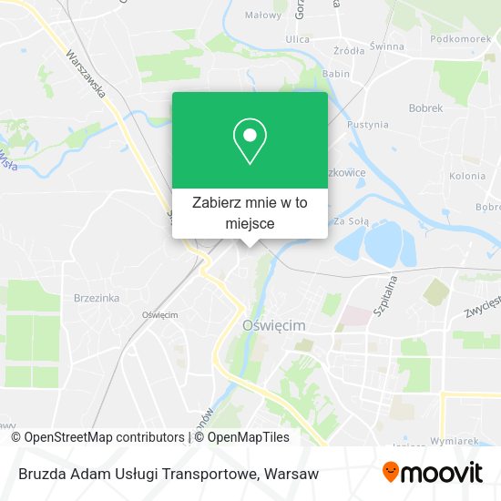 Mapa Bruzda Adam Usługi Transportowe