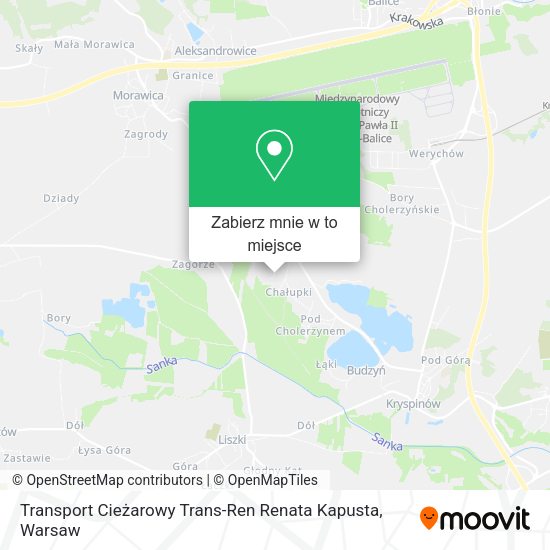 Mapa Transport Cieżarowy Trans-Ren Renata Kapusta