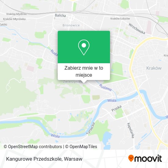 Mapa Kangurowe Przedszkole