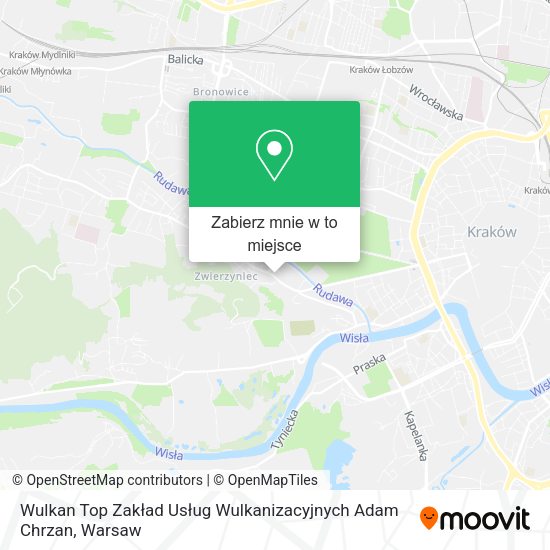 Mapa Wulkan Top Zakład Usług Wulkanizacyjnych Adam Chrzan