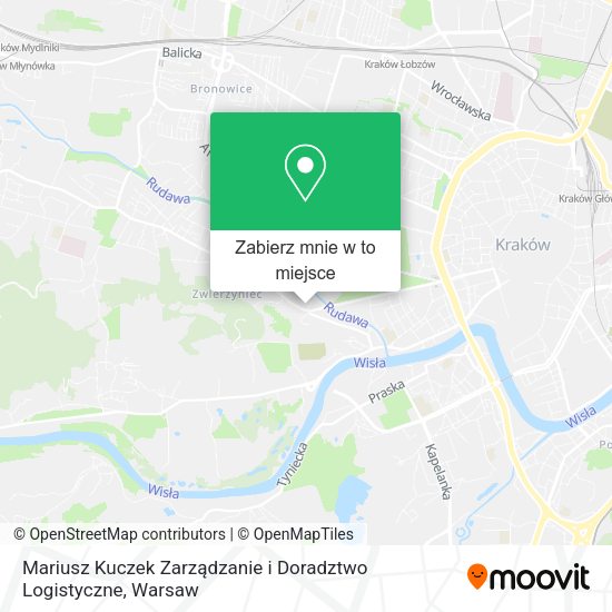 Mapa Mariusz Kuczek Zarządzanie i Doradztwo Logistyczne