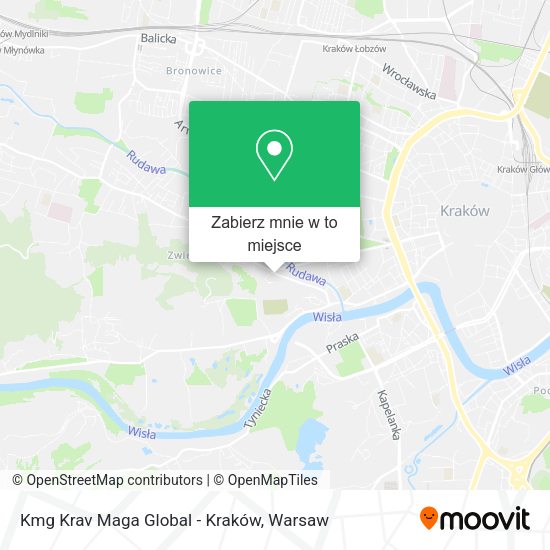 Mapa Kmg Krav Maga Global - Kraków