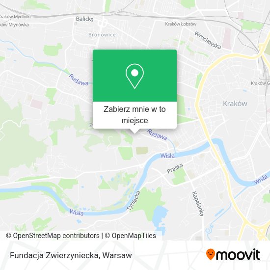 Mapa Fundacja Zwierzyniecka