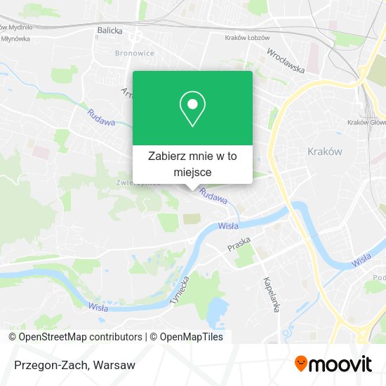 Mapa Przegon-Zach