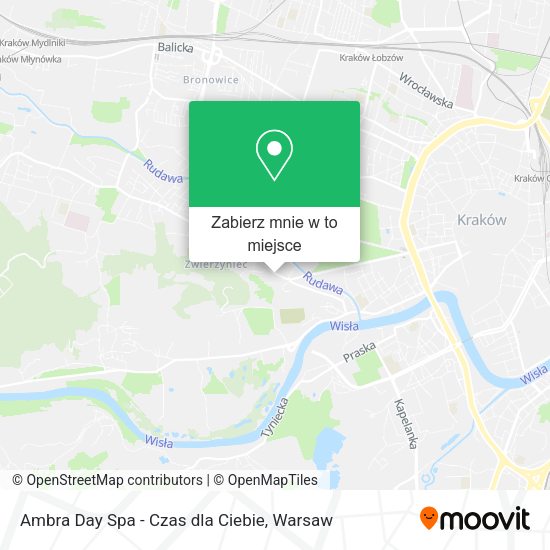 Mapa Ambra Day Spa - Czas dla Ciebie