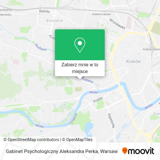 Mapa Gabinet Psychologiczny Aleksandra Perka