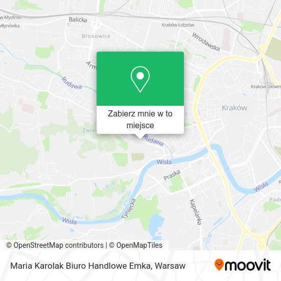 Mapa Maria Karolak Biuro Handlowe Emka