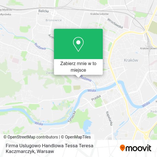 Mapa Firma Uslugowo Handlowa Tessa Teresa Kaczmarczyk