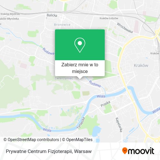 Mapa Prywatne Centrum Fizjoterapii