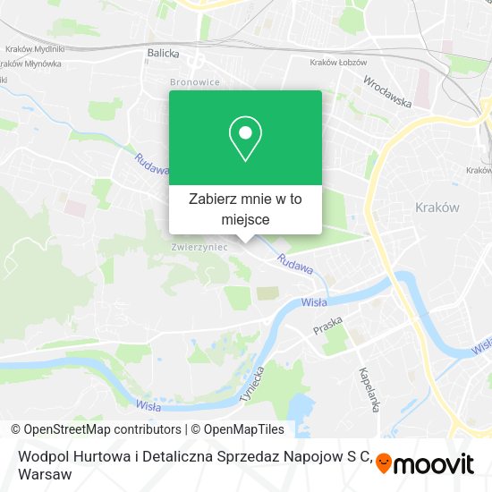 Mapa Wodpol Hurtowa i Detaliczna Sprzedaz Napojow S C