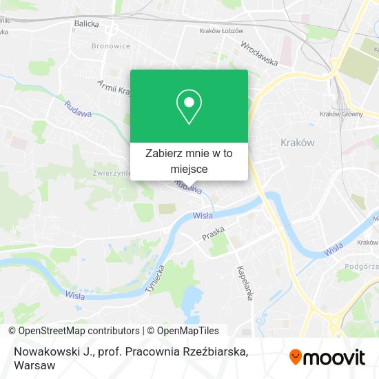 Mapa Nowakowski J., prof. Pracownia Rzeźbiarska