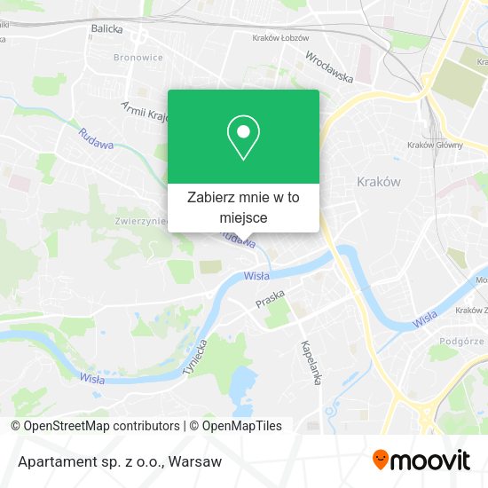 Mapa Apartament sp. z o.o.