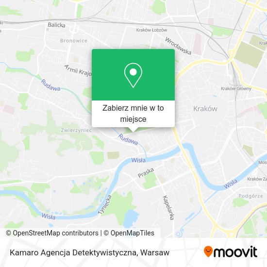 Mapa Kamaro Agencja Detektywistyczna