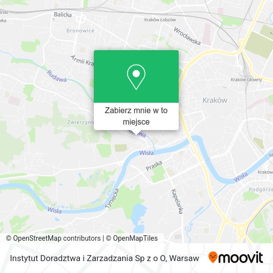 Mapa Instytut Doradztwa i Zarzadzania Sp z o O