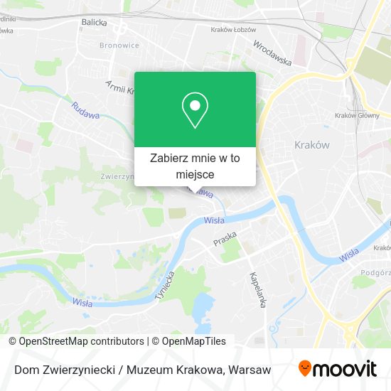 Mapa Dom Zwierzyniecki / Muzeum Krakowa