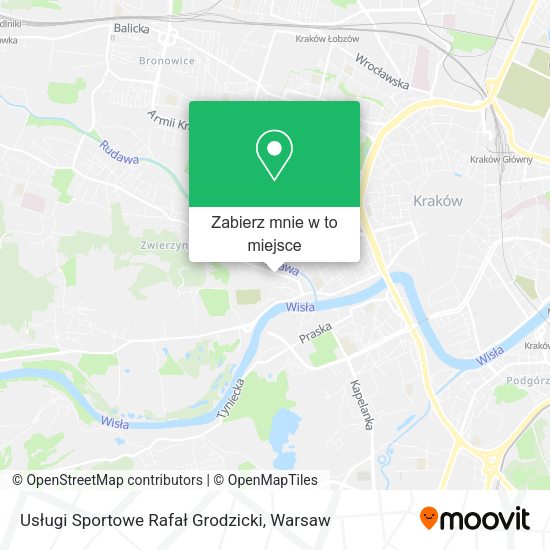 Mapa Usługi Sportowe Rafał Grodzicki